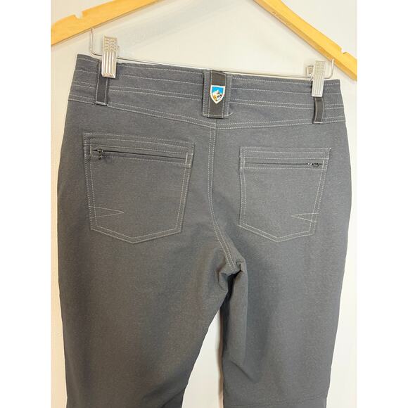 Kuhl Women's Klash Nylon Hiking Outdoor Pants Sz 4 Shorts Gotham Blue - Picture 3 of 16